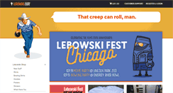 Desktop Screenshot of lebowskifest.com